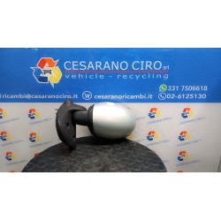 RETROVISORE EST. REGOLAZ. ELETTR. -09/00 C/MODANATURA CALOTTA SX. 019 RENAULT TWINGO 1A SERIE (08/98-09/07) D7FF7 8200039873