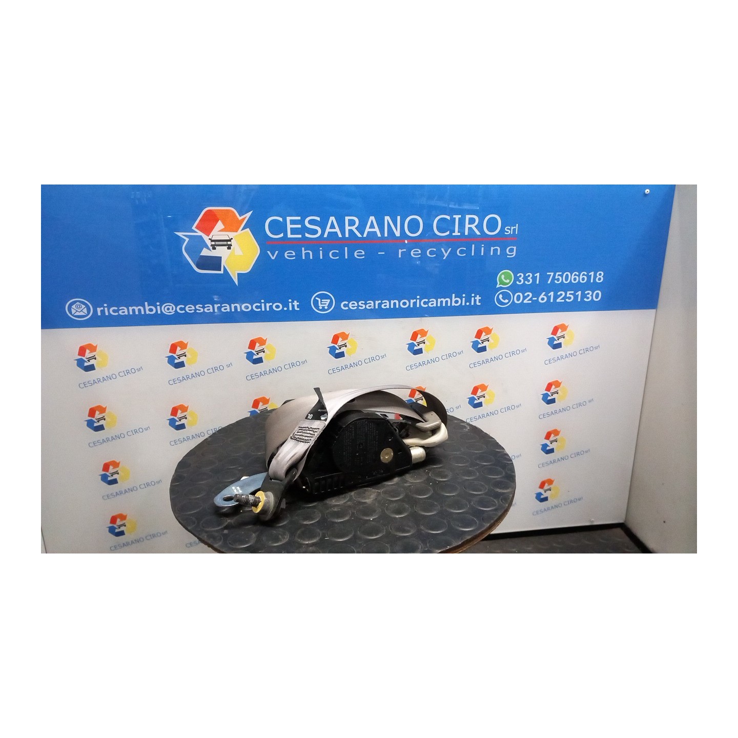 CINTURA DI SICUREZZA ANT. SX. 062 NISSAN MICRA (K12E) (11/02-05/06) CR12 86884AY310