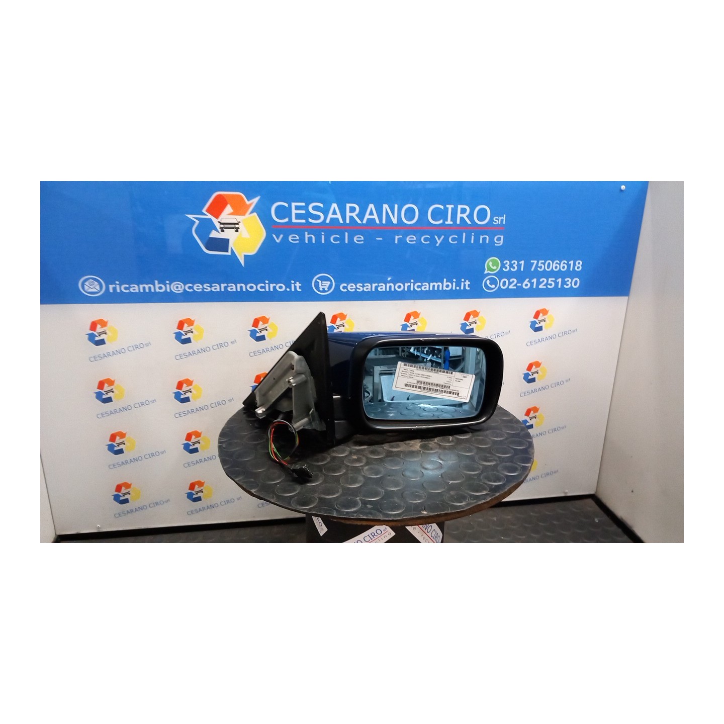 RETROVISORE EST. REGOLAZ. ELETTR. TERMICO DX. 083 BMW SERIE 3 (E46) (09/01-09/05) 204D4 51168245128