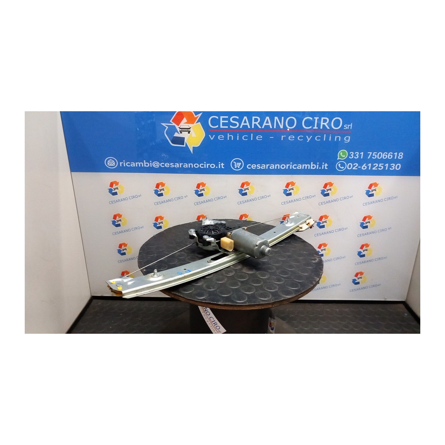 ALZACRISTALLO ELETTR. PORTA POST. DX. 085 BMW SERIE 3 (E46) (09/01-09/05) 204D4 51358212100