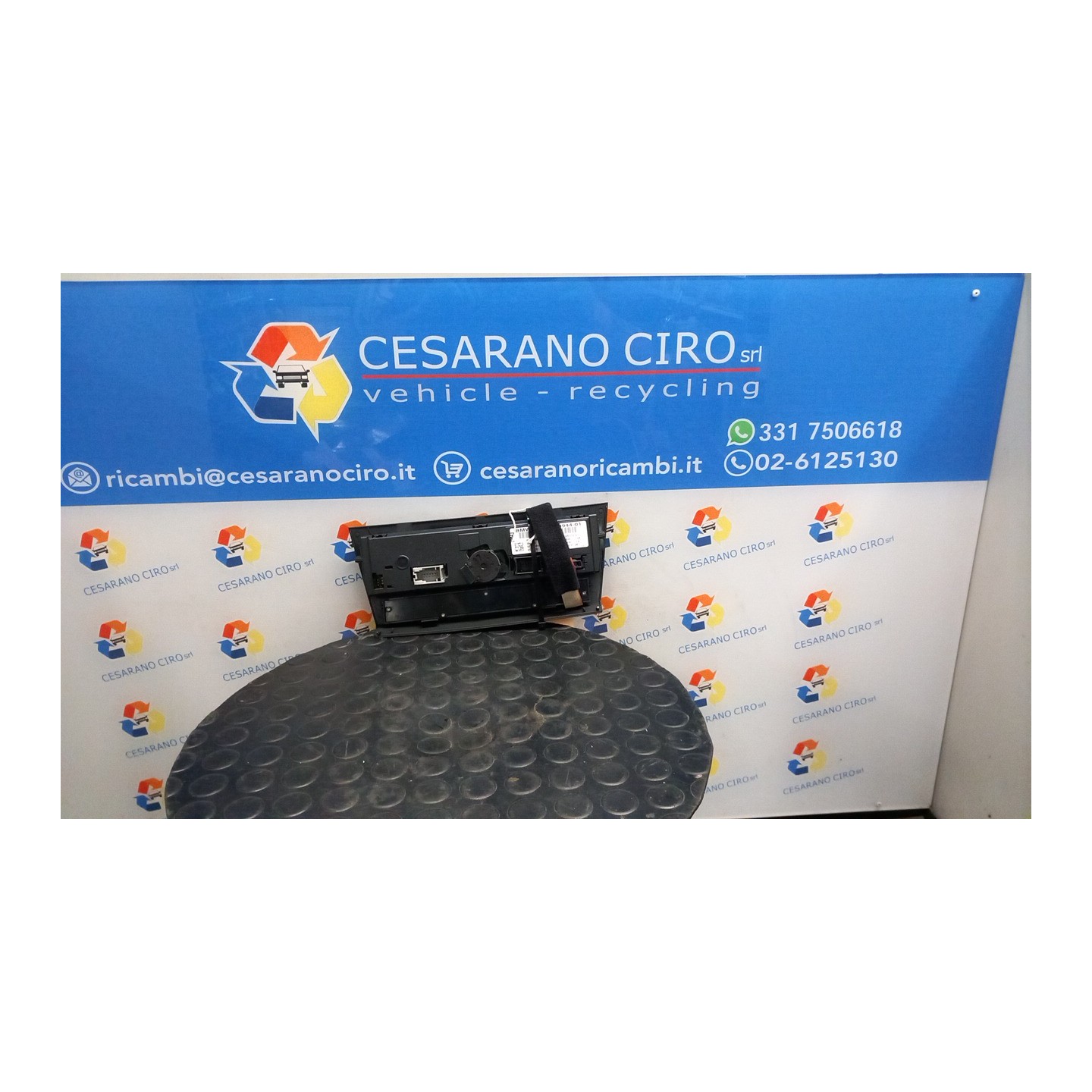BLOCCO COMANDO CLIMATIZZAZIONE A/C AUTOMATICA, NERO 097 BMW X3 (E83) (09/03-09/06) 204D4 64113443981