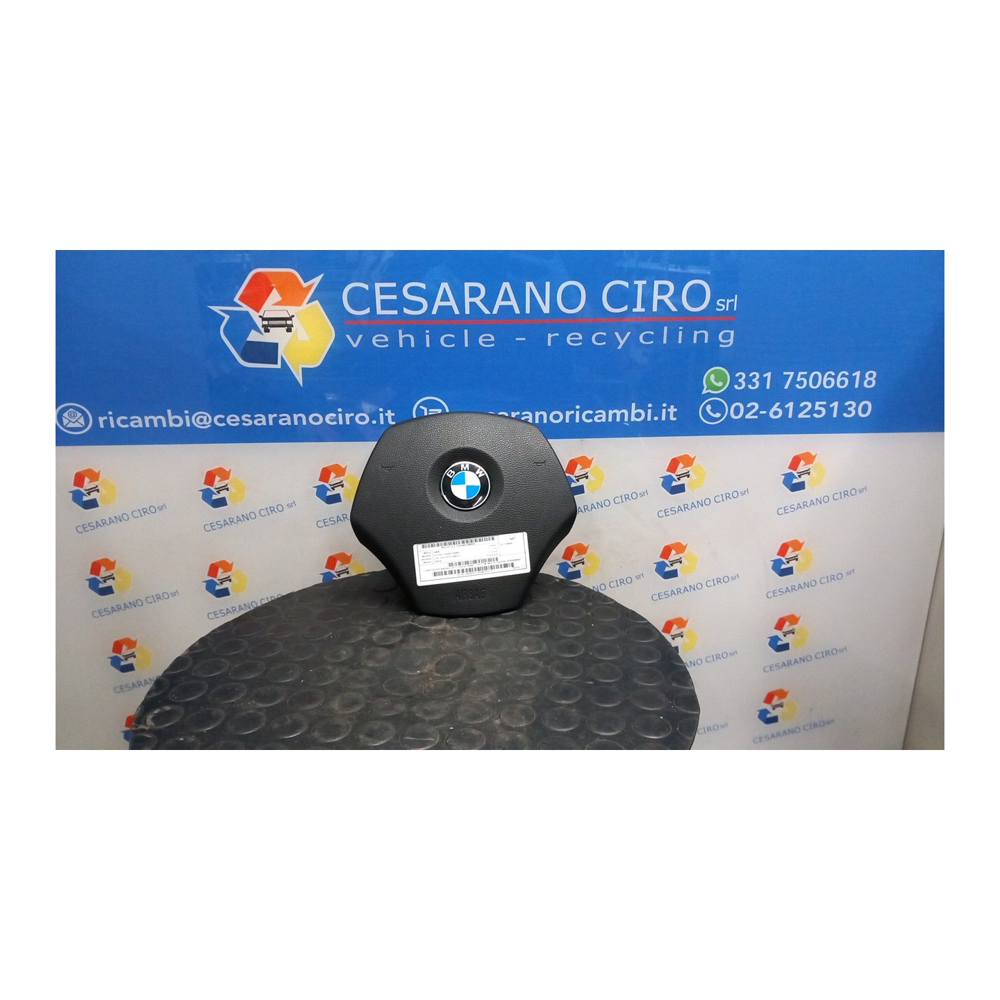 DISPOSITIVO AIRBAG LATO GUIDA 08/06, CON COM. MULTIFUNZIONE 099 BMW X3 (E83) (09/03-09/06) 204D4 32303438649