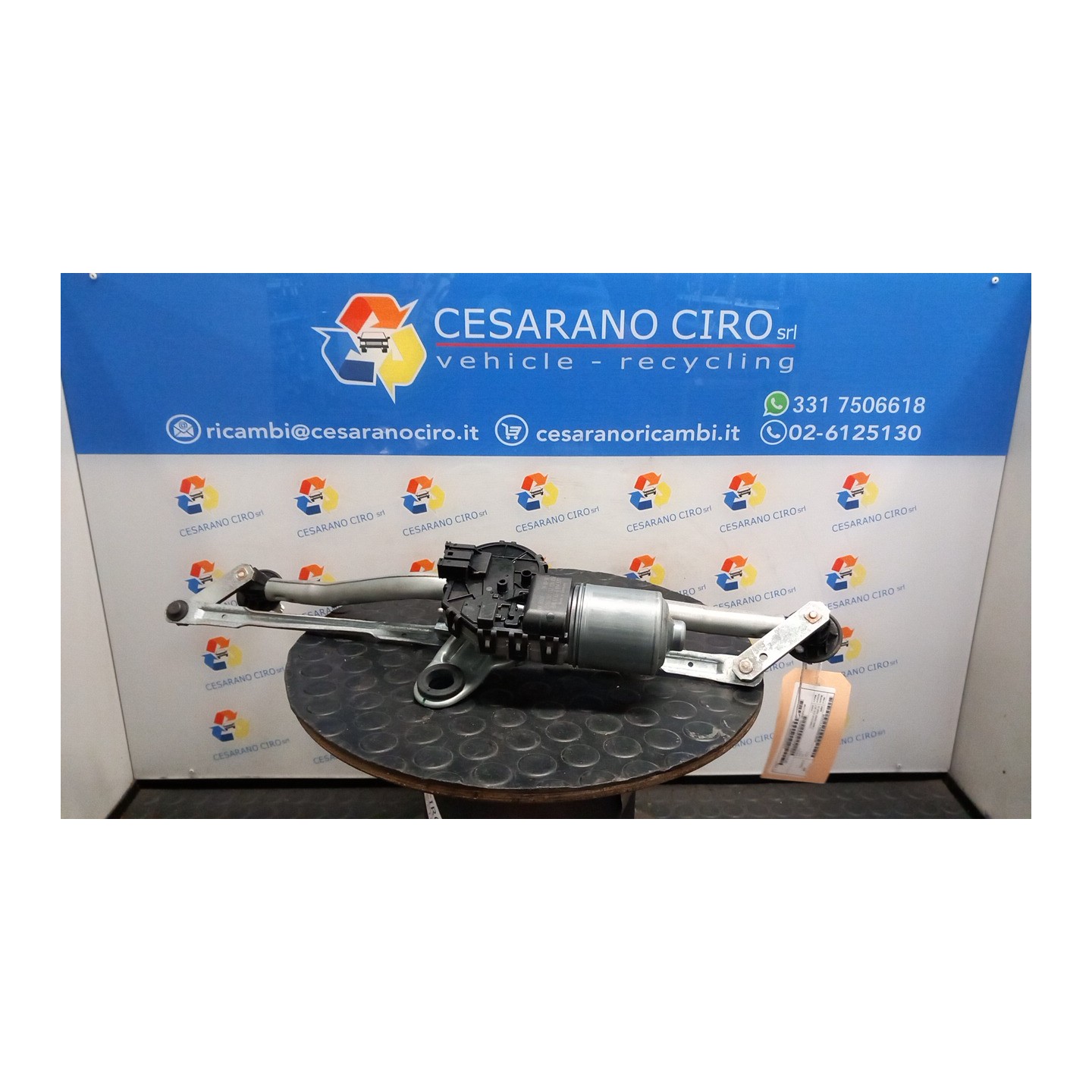 MECCANISMO TERGIPARABREZZA CON MOTORINO 105 BMW X3 (E83) (09/03-09/06) 204D4 61617051669