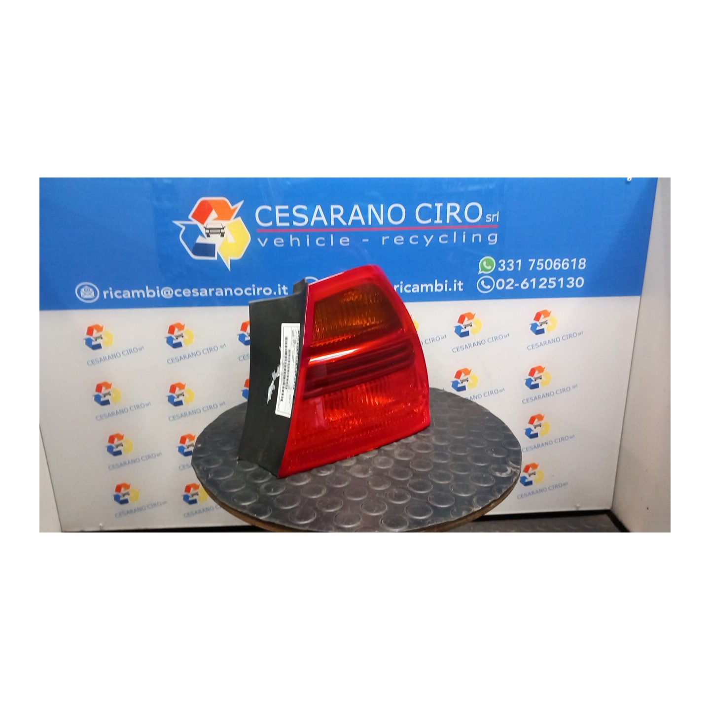 FANALE POST. PARTE EST. DX. 117 BMW SERIE 3 (E90/E91) (02/05-12/11 204D4 63216937458