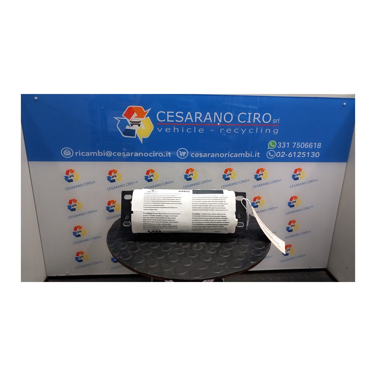 DISPOSITIVO AIRBAG LATO PASSEGGERO 123 LANCIA YPSILON (TK) (04/11-06/16) 169A4000 51906725