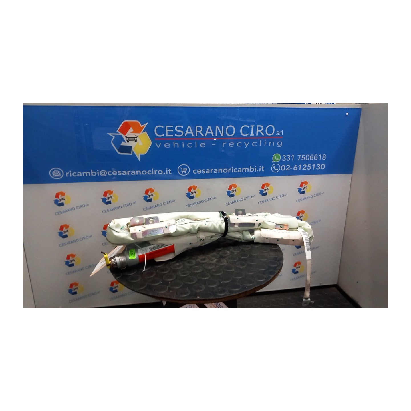 DISPOSITIVO AIRBAG A TENDINA SX. 161 NISSAN MICRA (K13K) (09/10-) HR12 K85P11HA0A