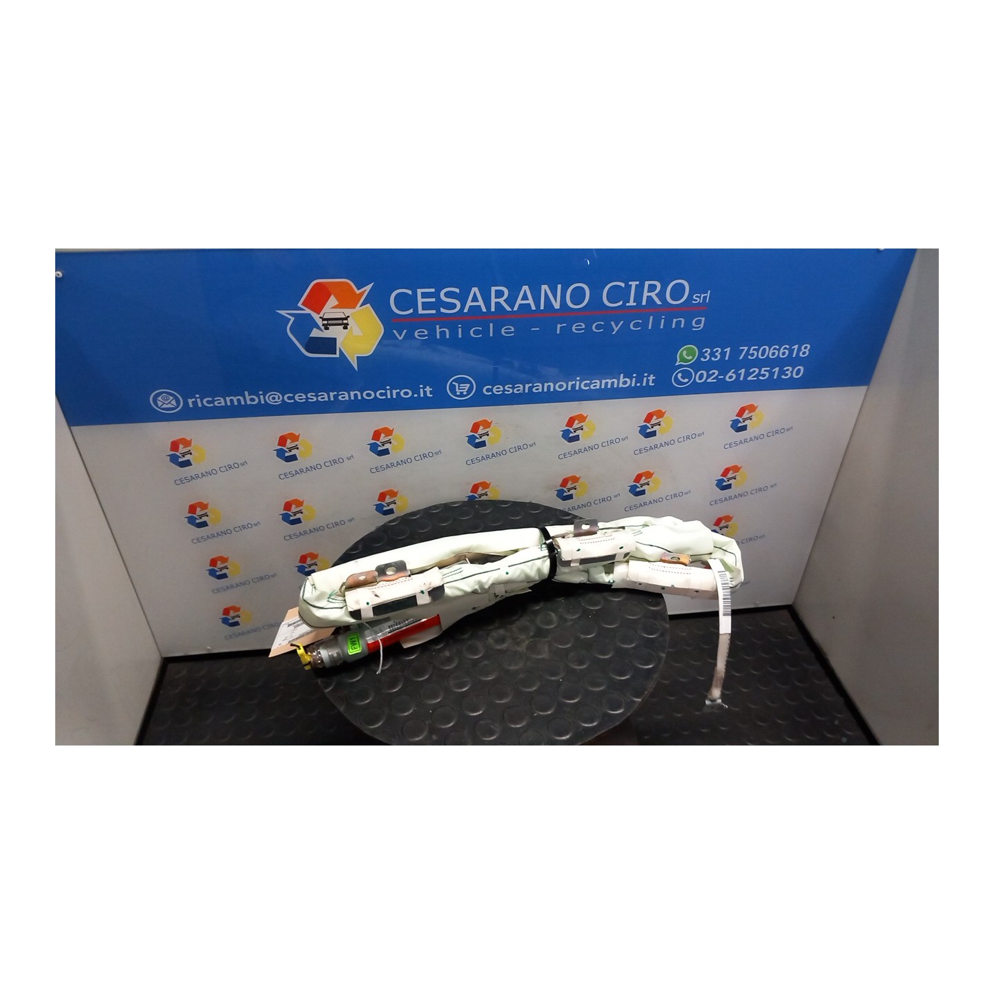 DISPOSITIVO AIRBAG A TENDINA SX. 161 NISSAN MICRA (K13K) (09/10-) HR12 K85P11HA0A