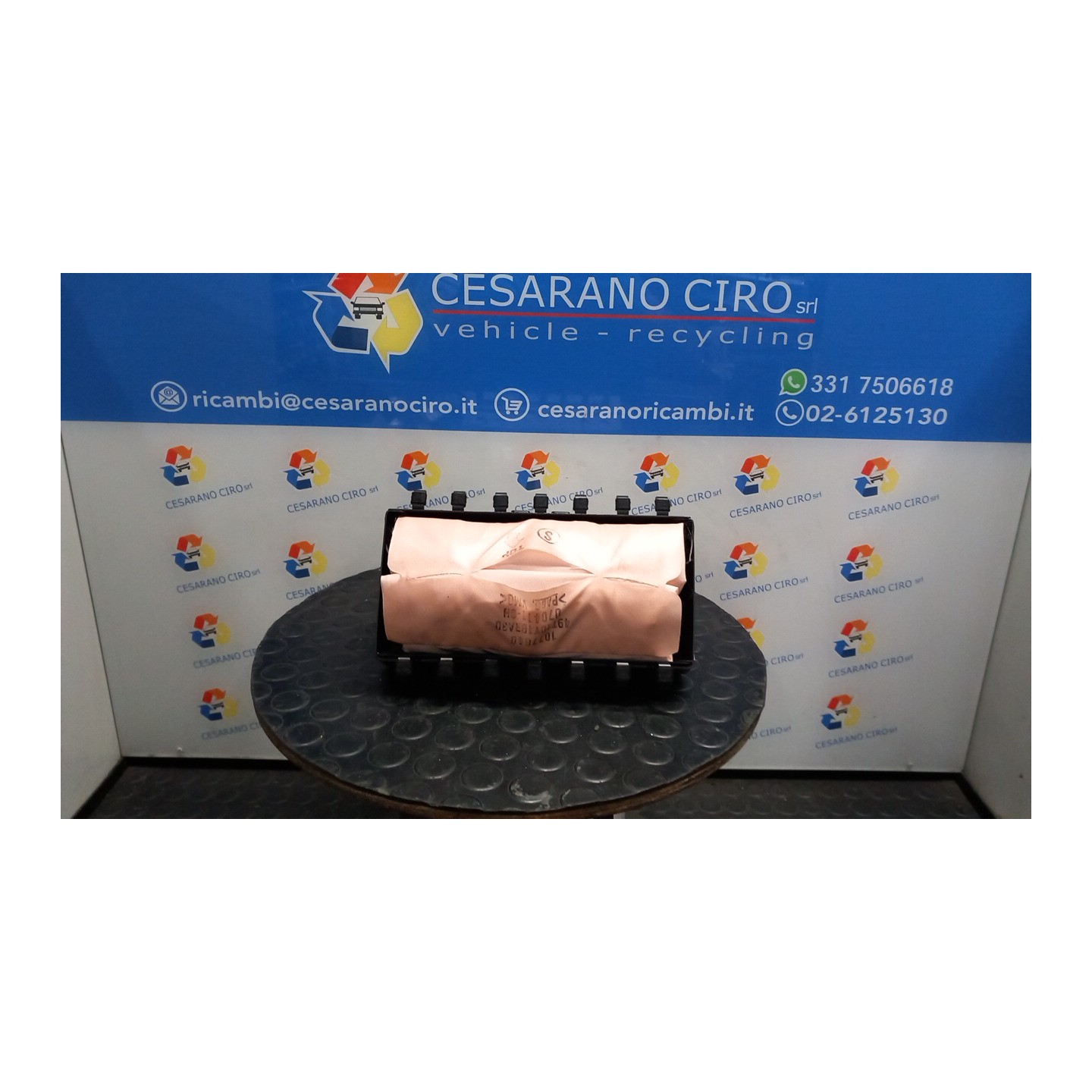 DISPOSITIVO AIRBAG LATO PASSEGGERO 162 NISSAN MICRA (K13K) (09/10-) HR12 K85151HB0A
