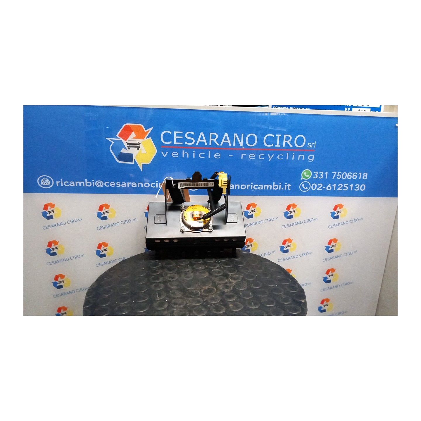 DISPOSITIVO AIRBAG LATO PASSEGGERO 162 NISSAN MICRA (K13K) (09/10-) HR12 K85151HB0A