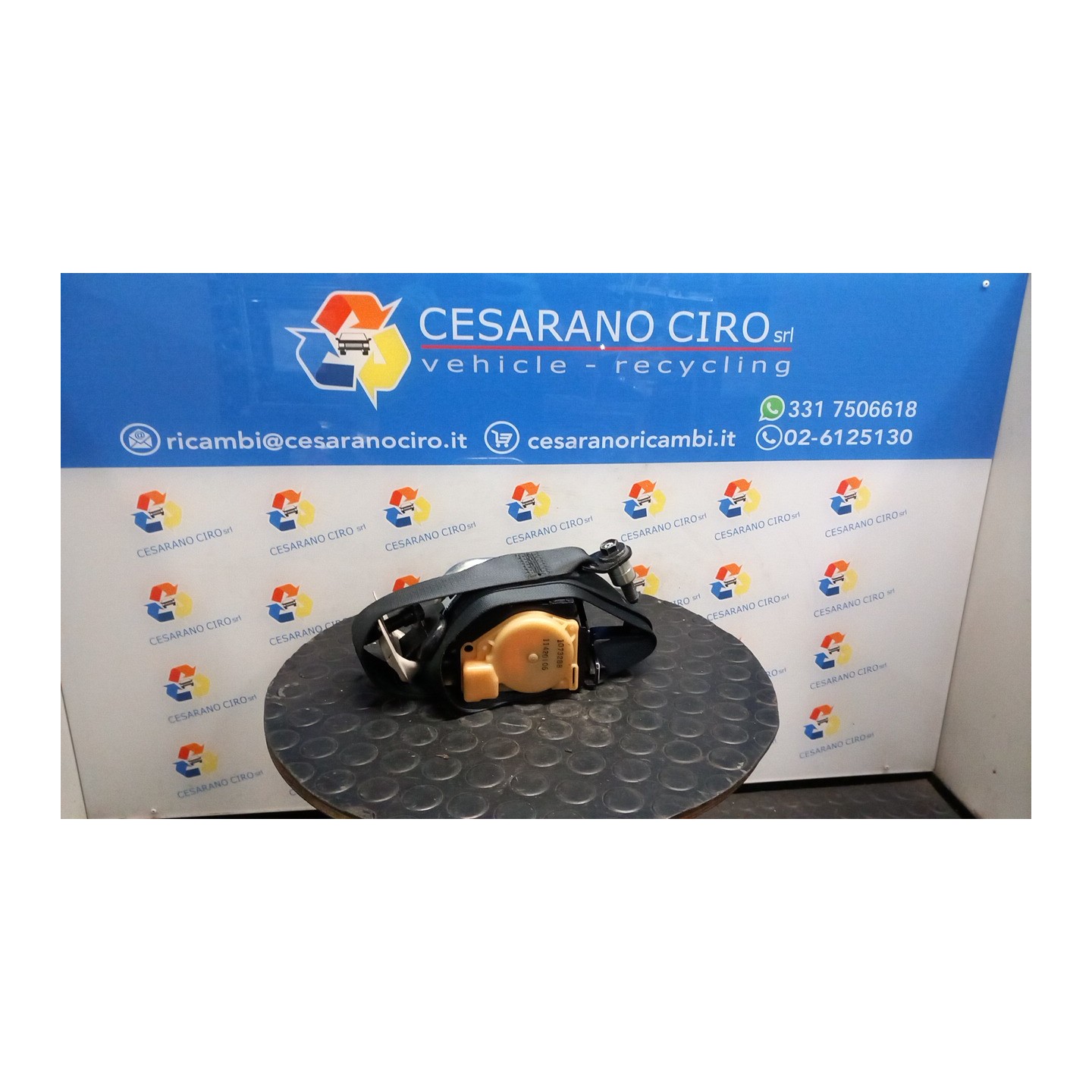 CINTURA DI SICUREZZA ANT. SX. 164 NISSAN MICRA (K13K) (09/10-) HR12 868851HB1A