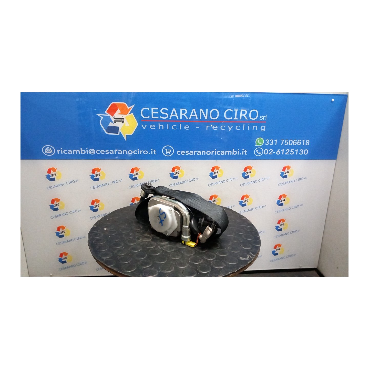 CINTURA DI SICUREZZA ANT. SX. 164 NISSAN MICRA (K13K) (09/10-) HR12 868851HB1A