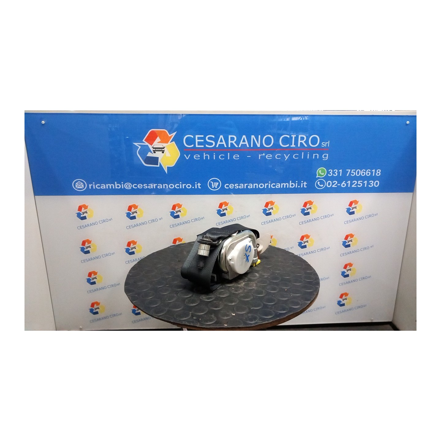 CINTURA DI SICUREZZA ANT. SX. 164 NISSAN MICRA (K13K) (09/10-) HR12 868851HB1A