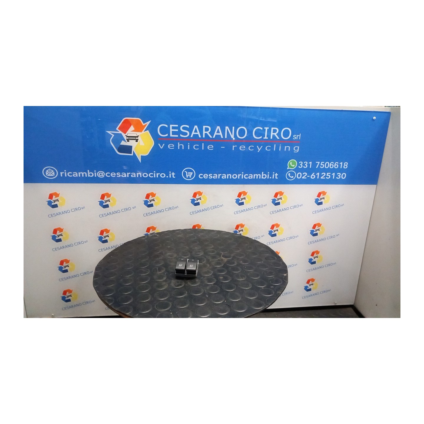 INTERRUTTORE ALZACRISTALLI POST. PORTA ANT. 171 VOLKSWAGEN POLO (9N) (10/01-03/05) AZQ 6Q0959858A9B9