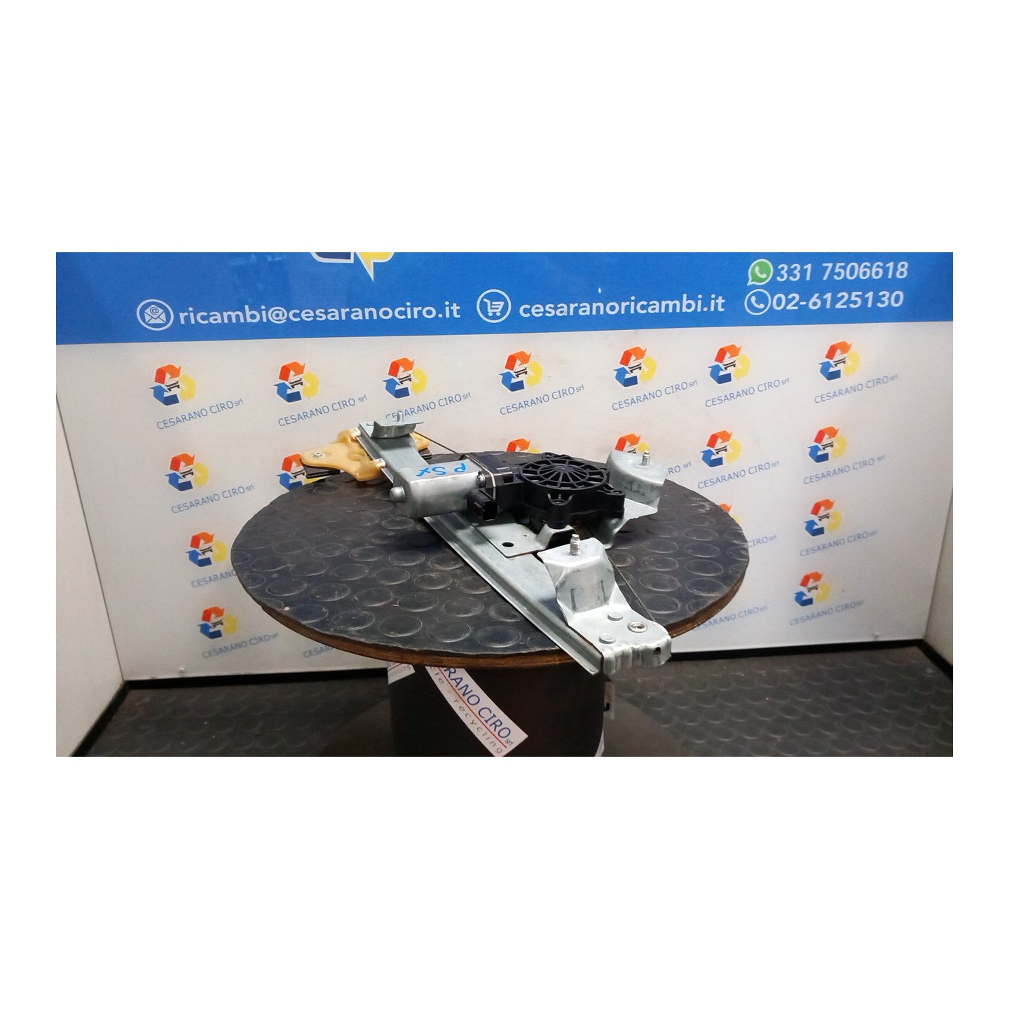 ALZACRISTALLO ELETTR. PORTA POST. CON MOTORINO SX. 178 RENAULT CLIO 4A SERIE (06/16-12/2019) K9KE6 827010501R