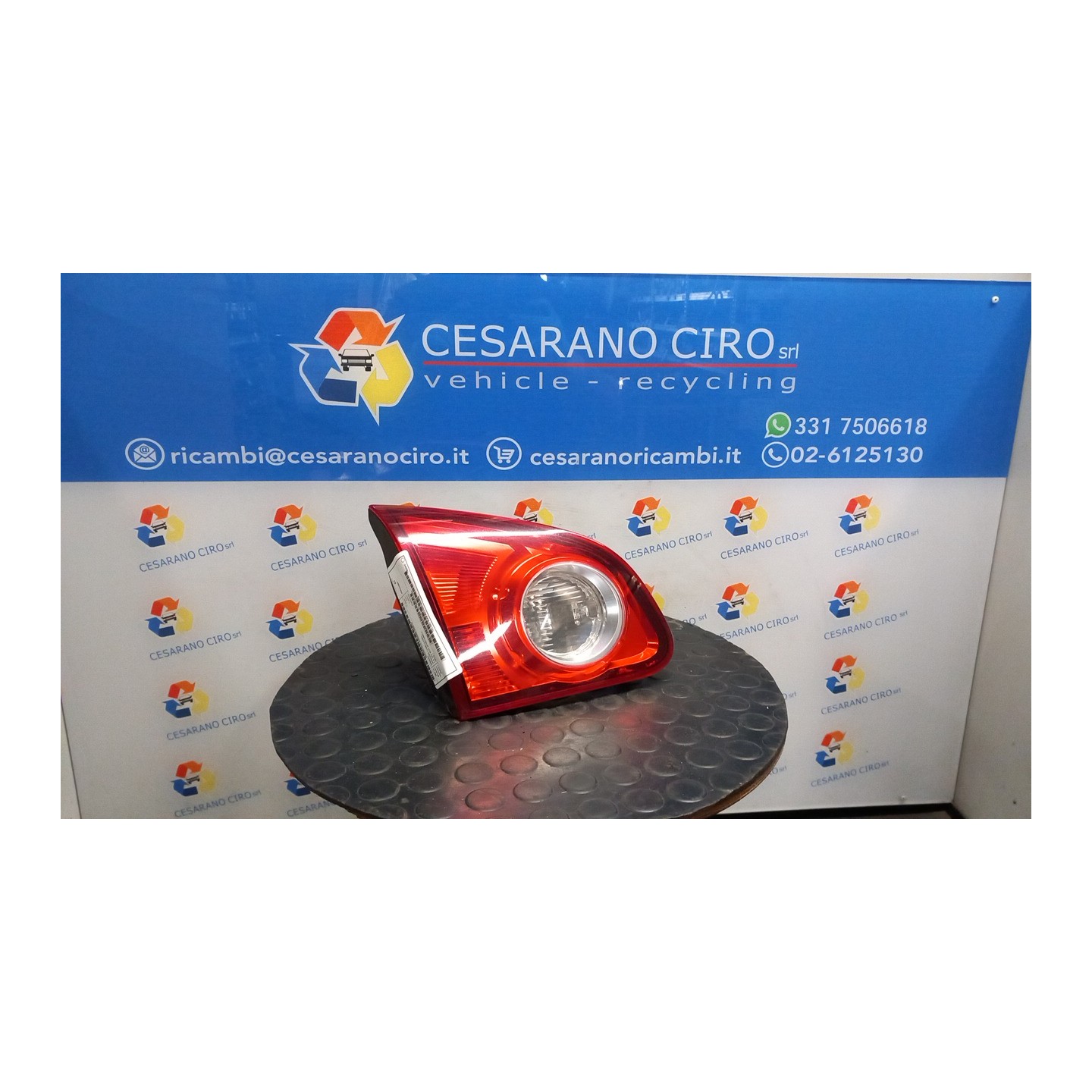 FANALE POST. PARTE INT. SX. 210 NISSAN QASHQAI (J10E/JJ10E) (02/07-12 HR16 26555JD800