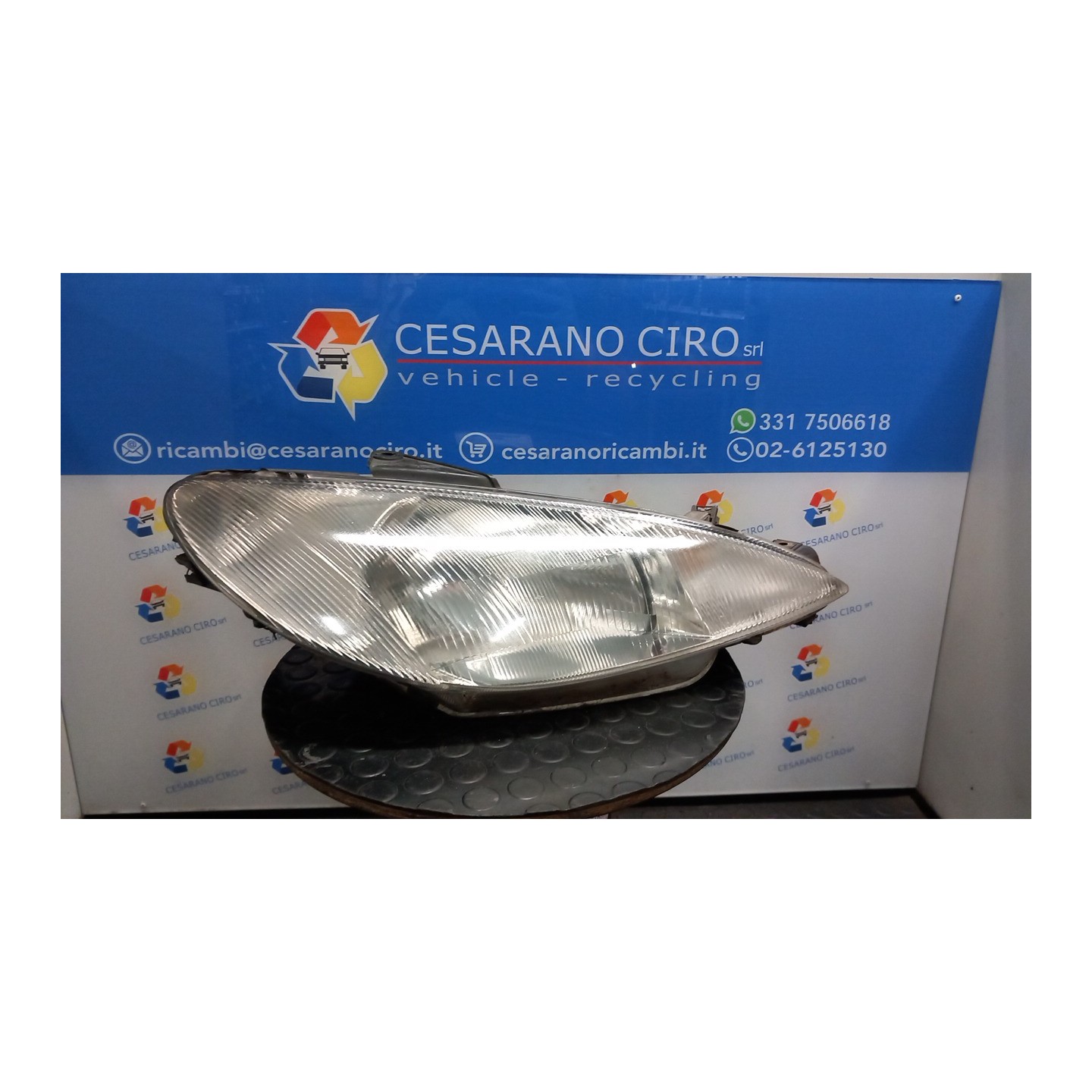 PROIETTORE DX. 215 PEUGEOT 206 (09/98-06/09) KFX 6205S7
