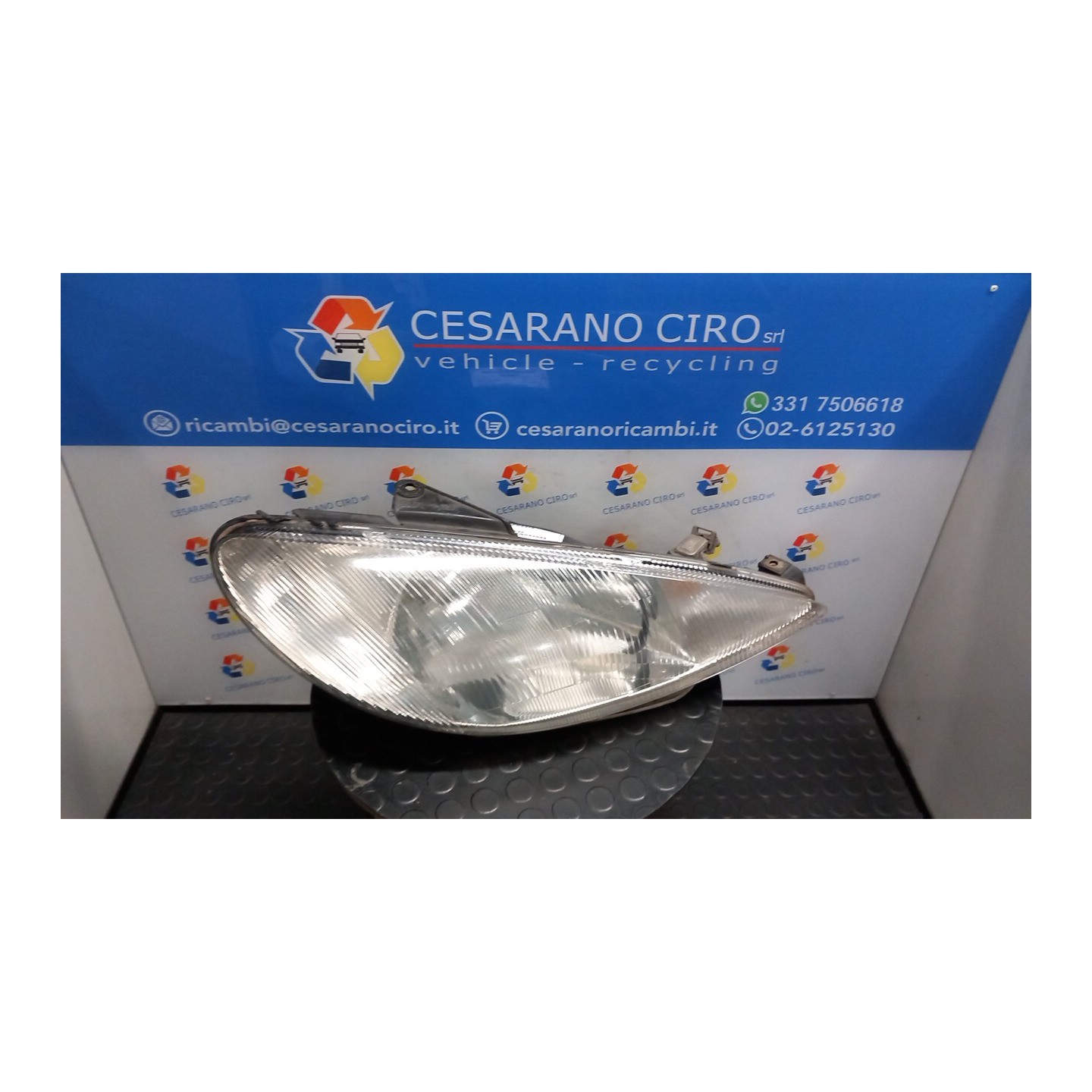 PROIETTORE DX. 215 PEUGEOT 206 (09/98-06/09) KFX 6205S7