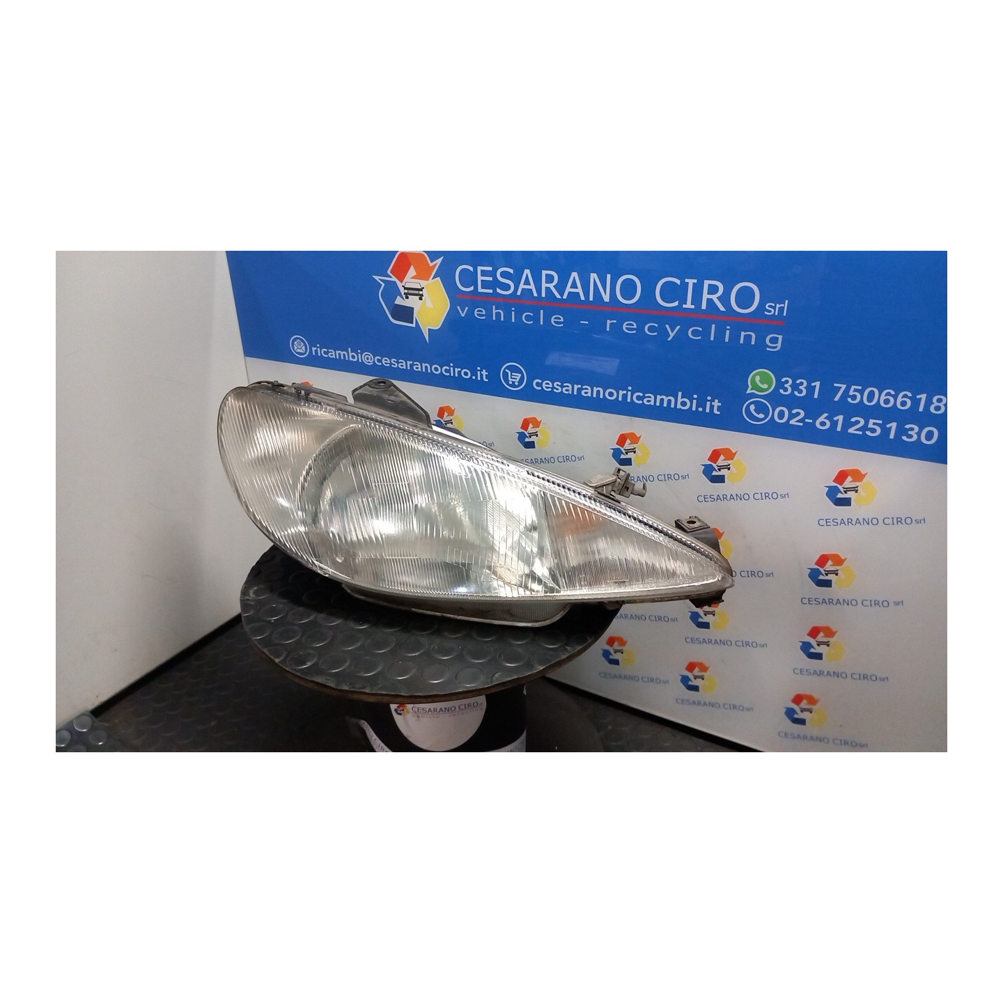 PROIETTORE DX. 215 PEUGEOT 206 (09/98-06/09) KFX 6205S7