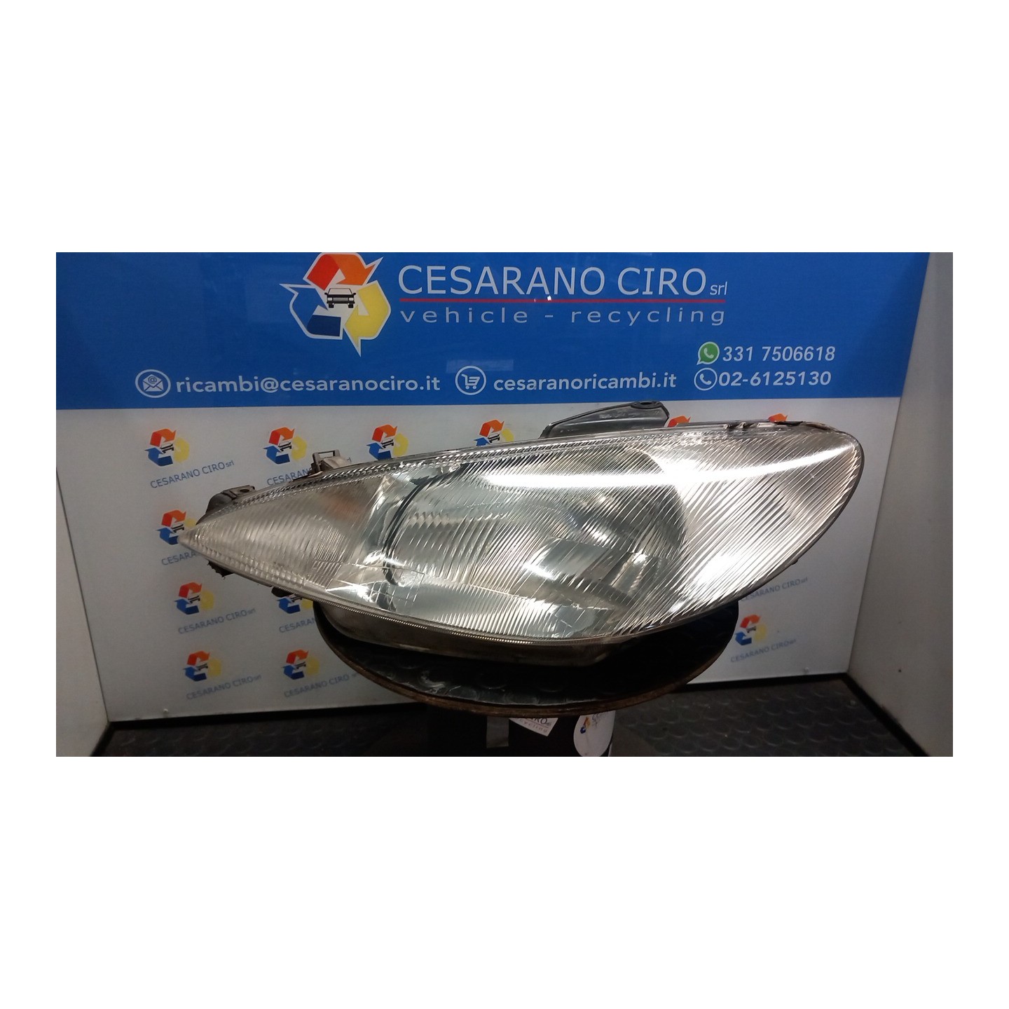 PROIETTORE SX. 216 PEUGEOT 206 (09/98-06/09) KFX 6204S7