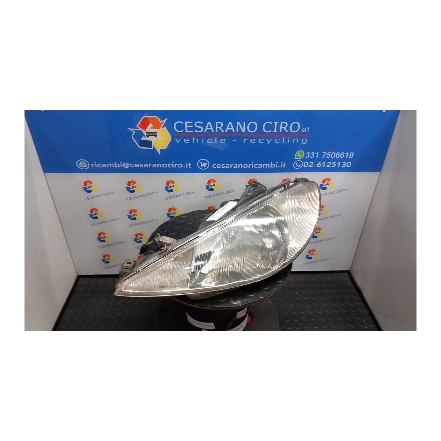 PROIETTORE SX. 216 PEUGEOT 206 (09/98-06/09) KFX 6204S7