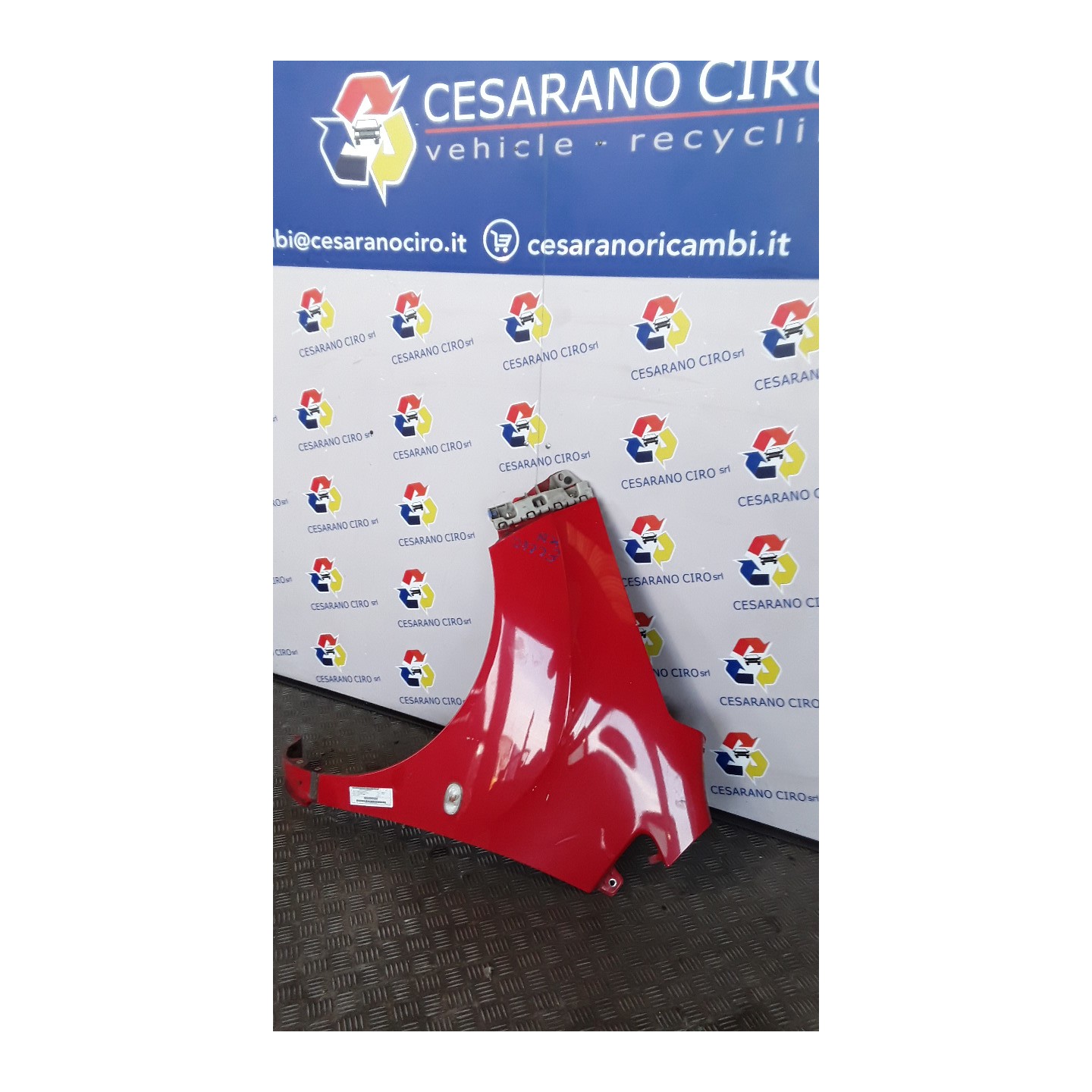 PARAFANGO ANT. SX. 151 CHEVROLET (DAEWOO) SPARK (M300) (01/10-12/15) B12D1 95977324