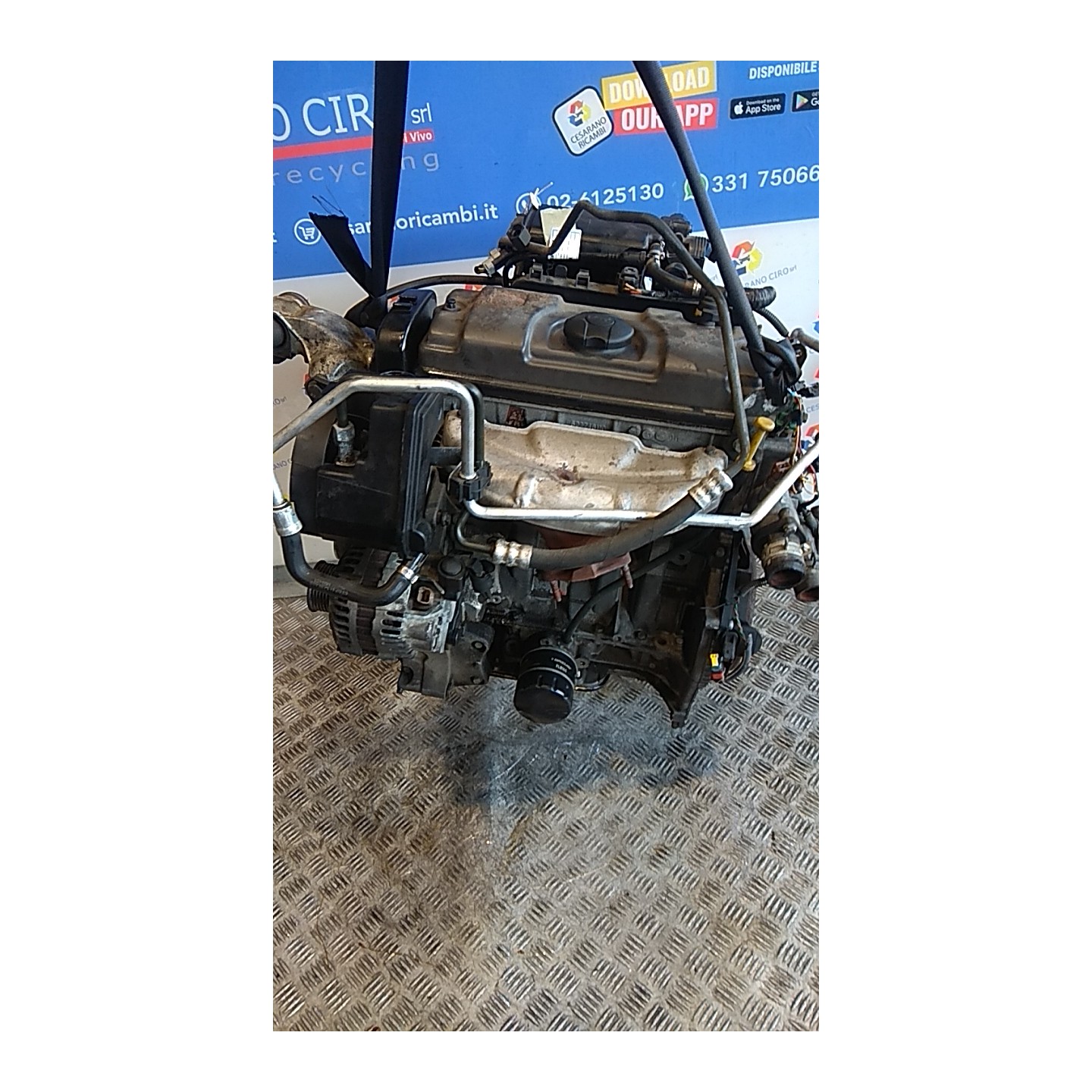 MOTORE SEMICOMPL. M.3666765 023 PEUGEOT 206 (09/98-06/09) KFX 1351X