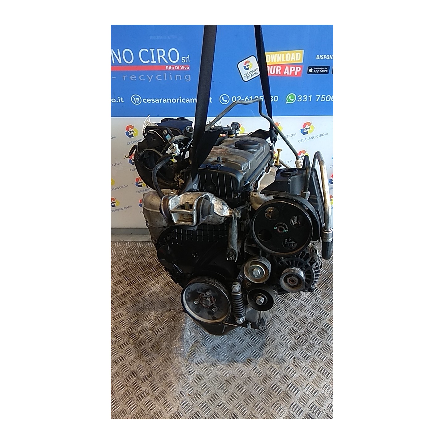 MOTORE SEMICOMPL. M.3666765 023 PEUGEOT 206 (09/98-06/09) KFX 1351X