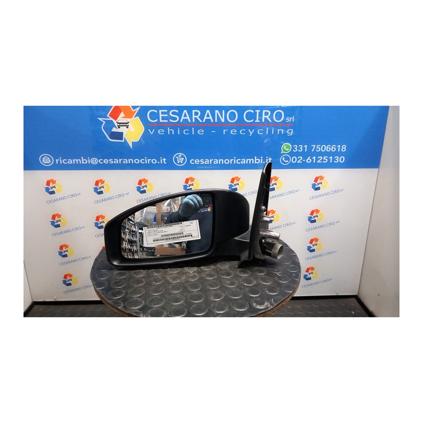 RETROVISORE EST. REGOLAZ. ELETTR. ELETTRICO SX. 003 RENAULT ESPACE 4A SERIE (03/06-03/15) F4RU7 7701053699