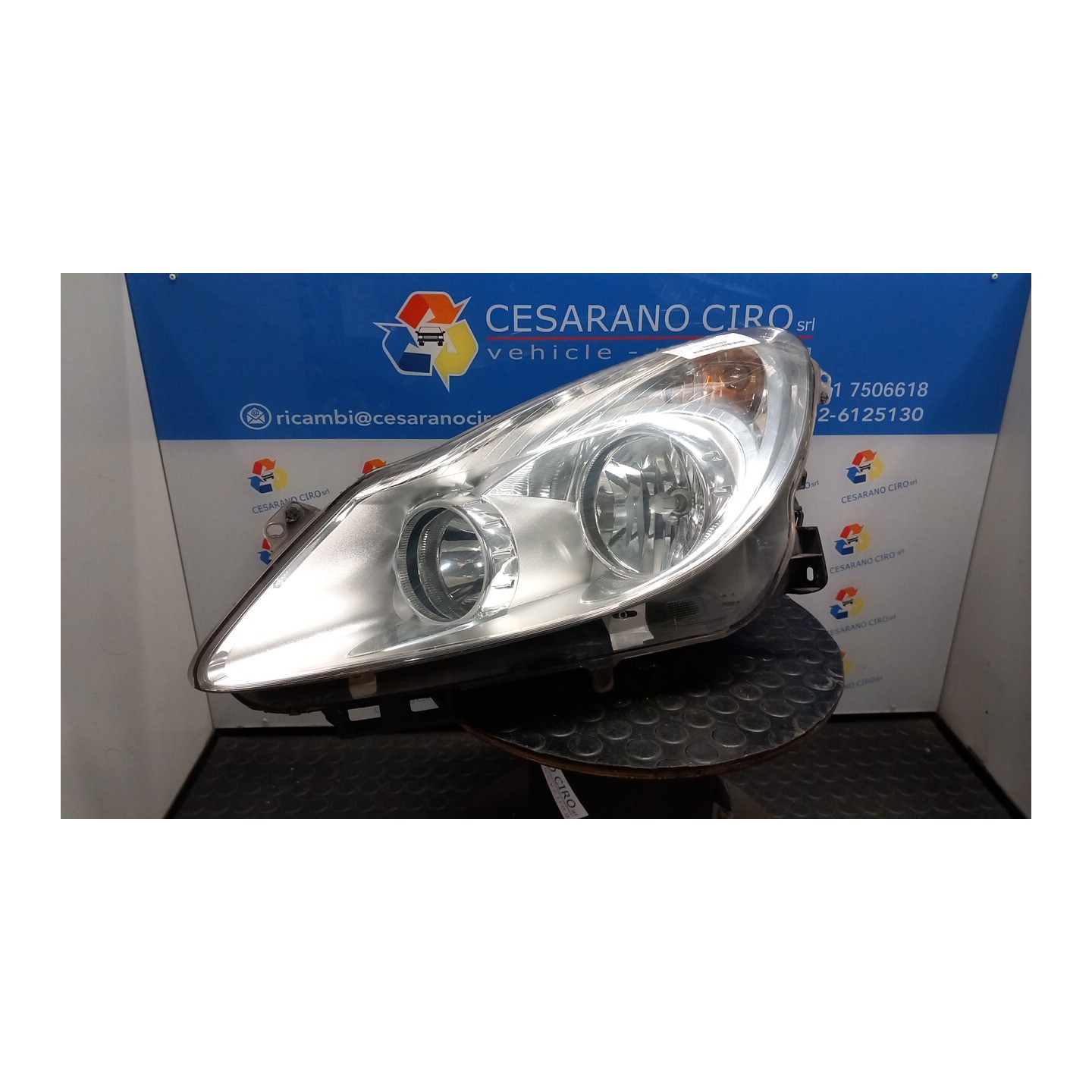 PROIETTORE SX. 061 OPEL CORSA (S07) (07/06-02/11) Z12XEP 93189361