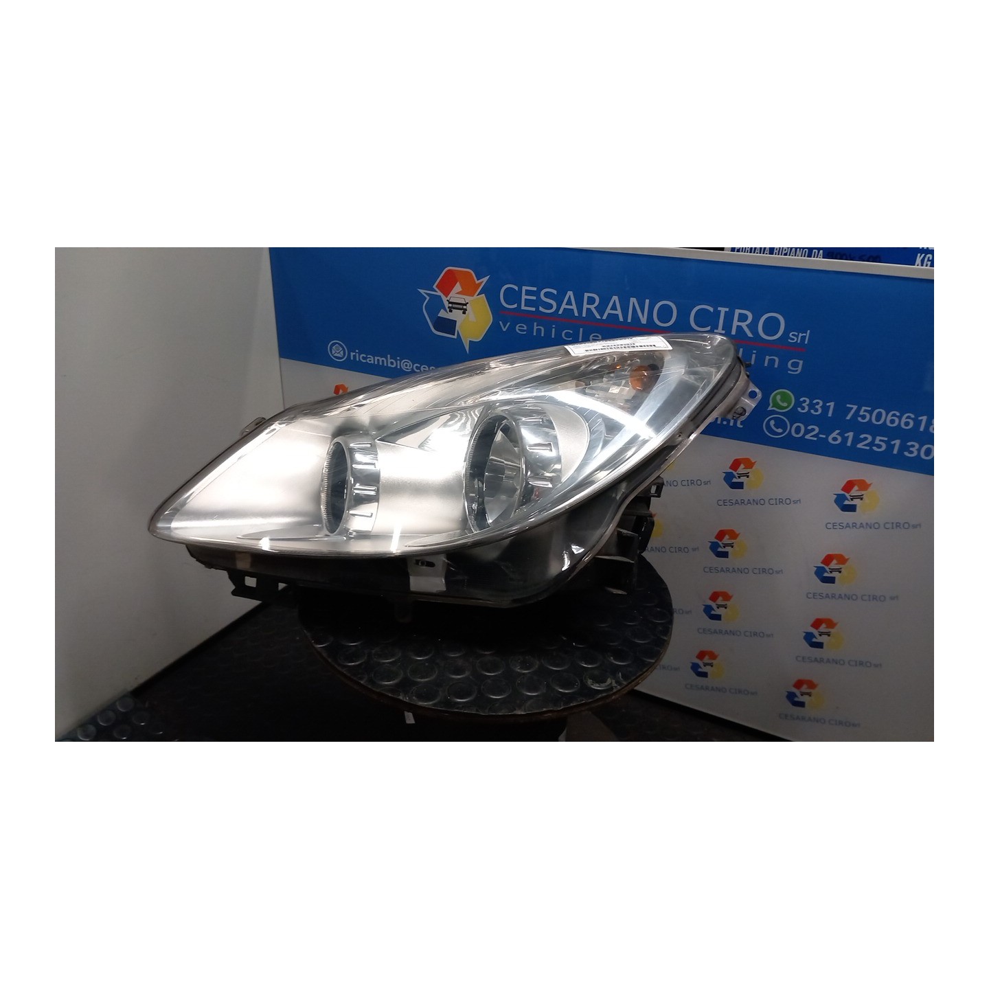 PROIETTORE SX. 061 OPEL CORSA (S07) (07/06-02/11) Z12XEP 93189361