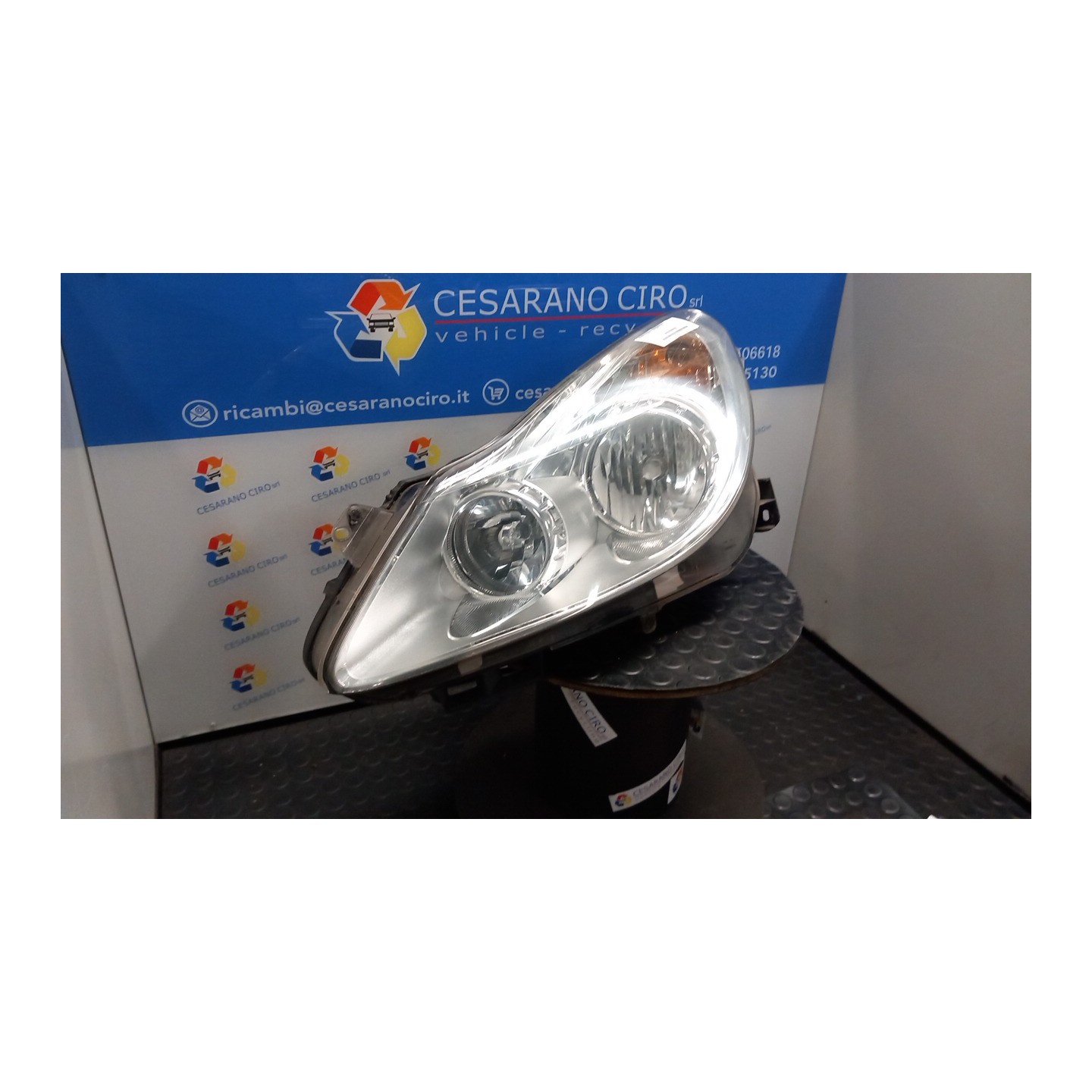 PROIETTORE SX. 061 OPEL CORSA (S07) (07/06-02/11) Z12XEP 93189361