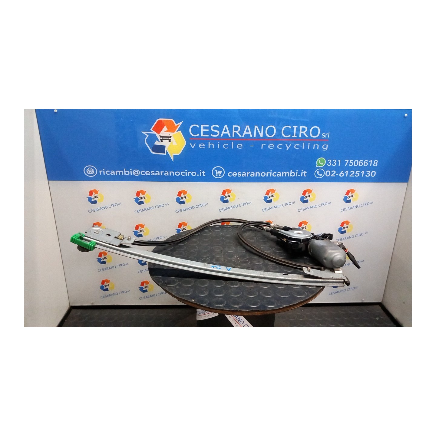 ALZACRISTALLO ELETTR. PORTA ANT. CON MOTORINO SX. 106 PEUGEOT 306 (01/97-04/02) KFX 9221K9