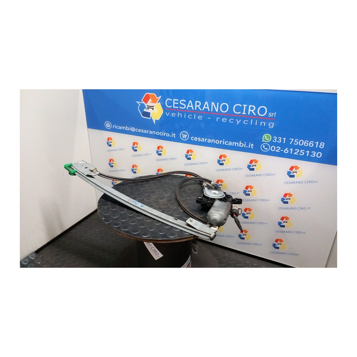 ALZACRISTALLO ELETTR. PORTA ANT. CON MOTORINO SX. 106 PEUGEOT 306 (01/97-04/02) KFX 9221K9