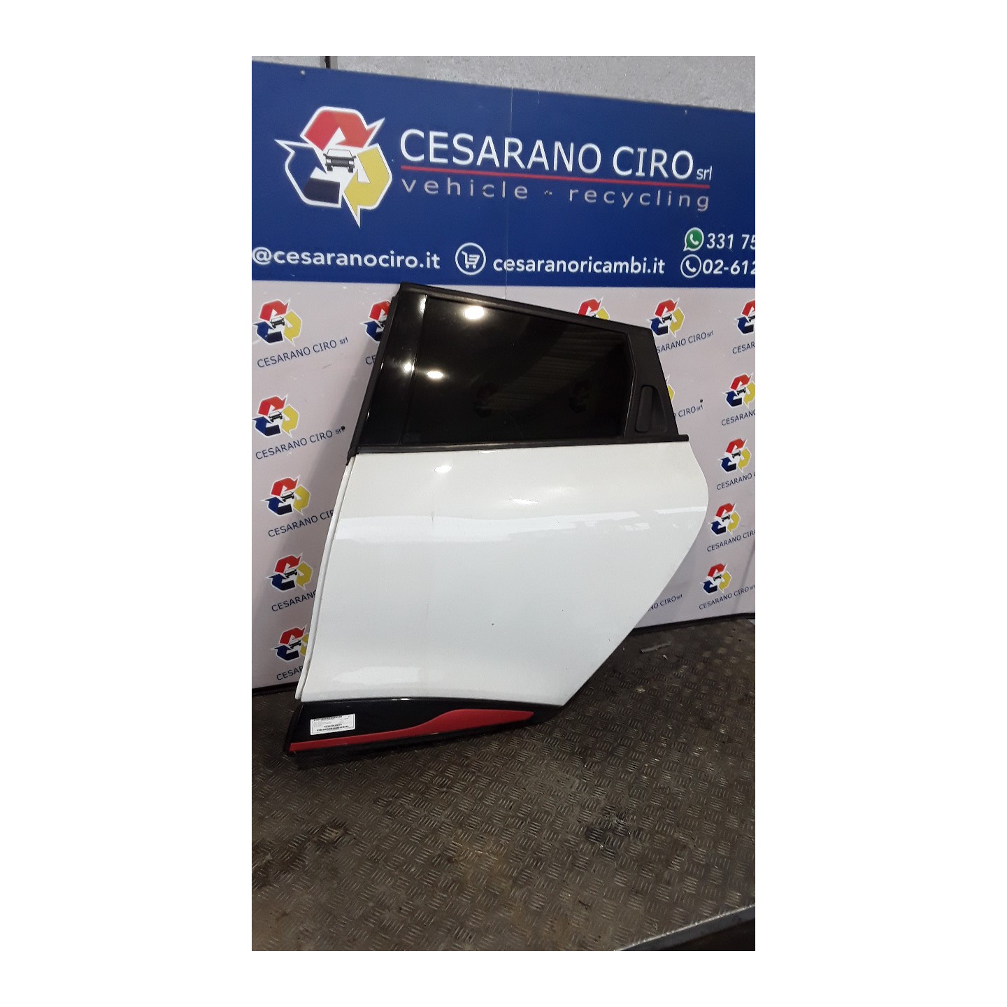 PORTA POST. SX. 054 RENAULT CLIO 4A SERIE (07/12-12/16) K9KC6 821016403R