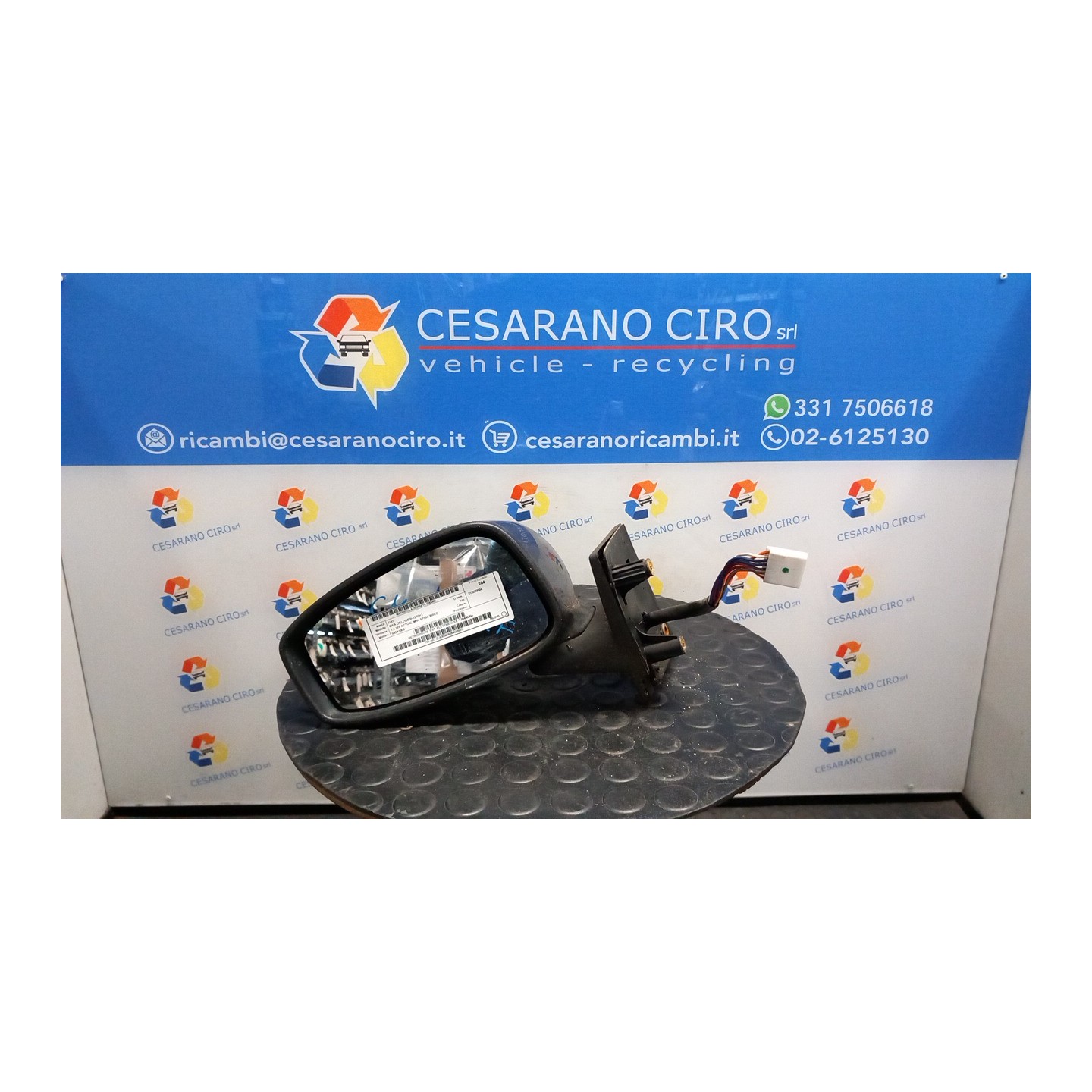 RETROVISORE EST. ELETTRICO SX. 086 FIAT IDEA (2S) (10/03-12/10) 843A1000 735400384