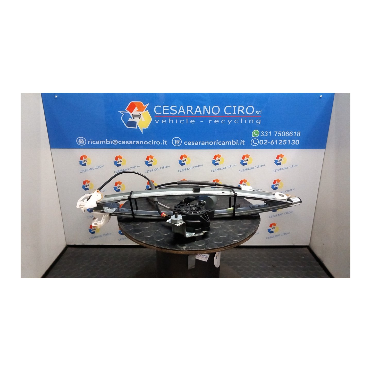 ALZACRISTALLO ELETTR. PORTA ANT. CON MOTORINO DX. 091 CITROEN XSARA (10/97-10/00) NFZ 9222H2