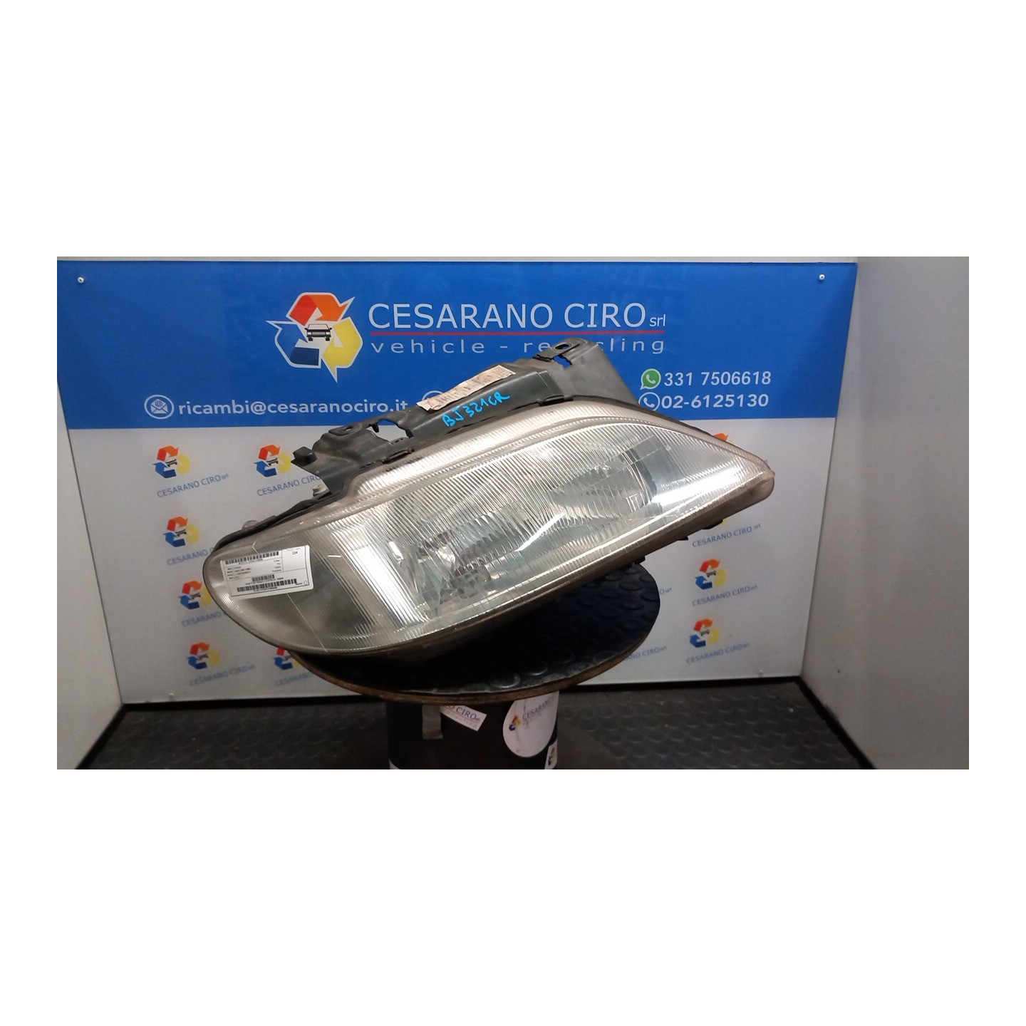 PROIETTORE PARABOLA DOPPIA DX. 094 CITROEN XSARA (10/97-10/00) NFZ 6205R6