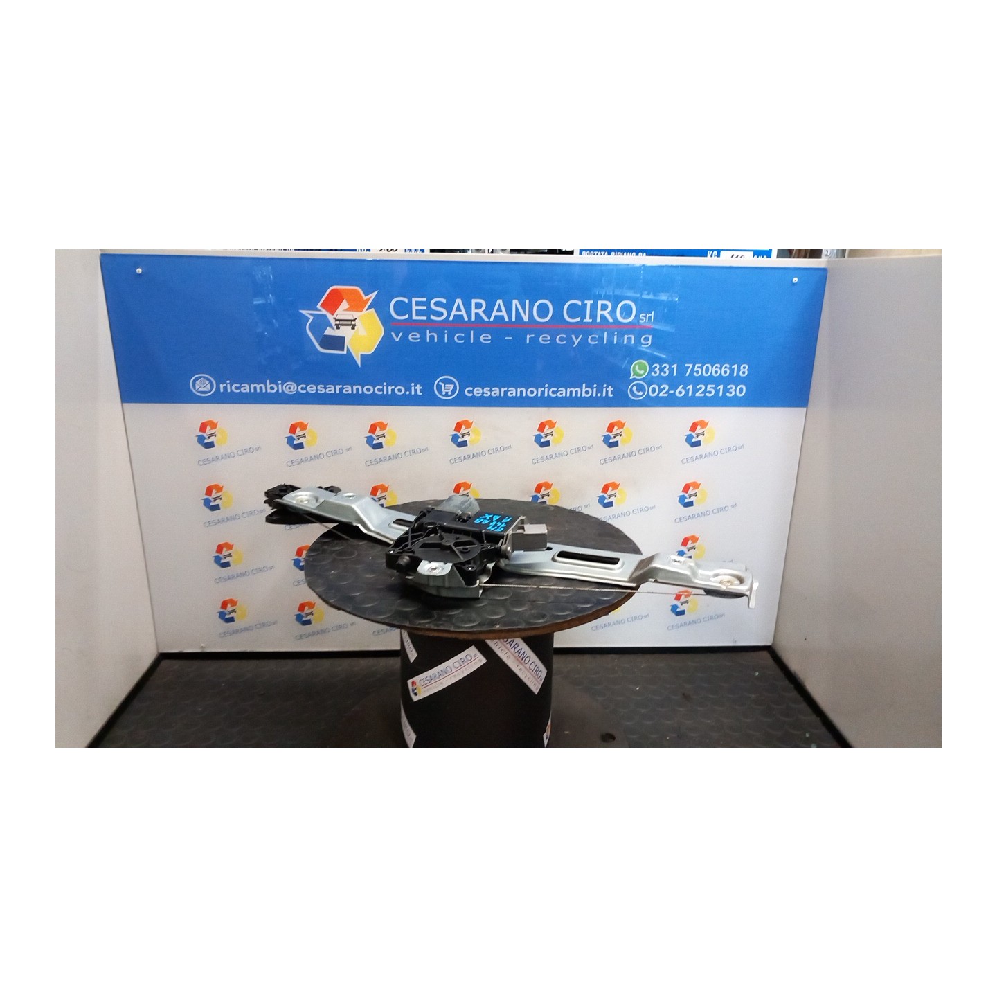 ALZACRISTALLO ELETTR. PORTA POST. CON MOTORINO DX. 008 OPEL ZAFIRA (P12) (10/11-) A20DTH 13369290