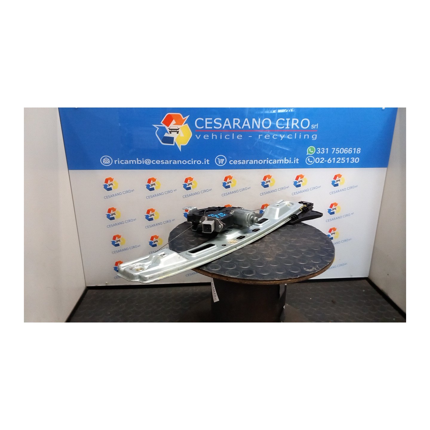 ALZACRISTALLO ELETTR. PORTA POST. CON MOTORINO DX. 008 OPEL ZAFIRA (P12) (10/11-) A20DTH 13369290