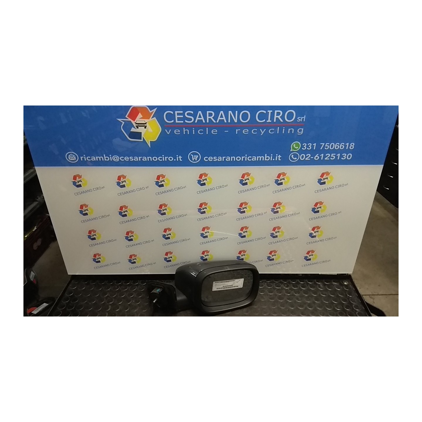 RETROVISORE EST. REGOLAZ. ELETTR. C/LUCE CORTESIA,C/MEMORIA DX. 027 VOLVO V70/XC70 (01/00-10/07) D5244T(4) 30745250