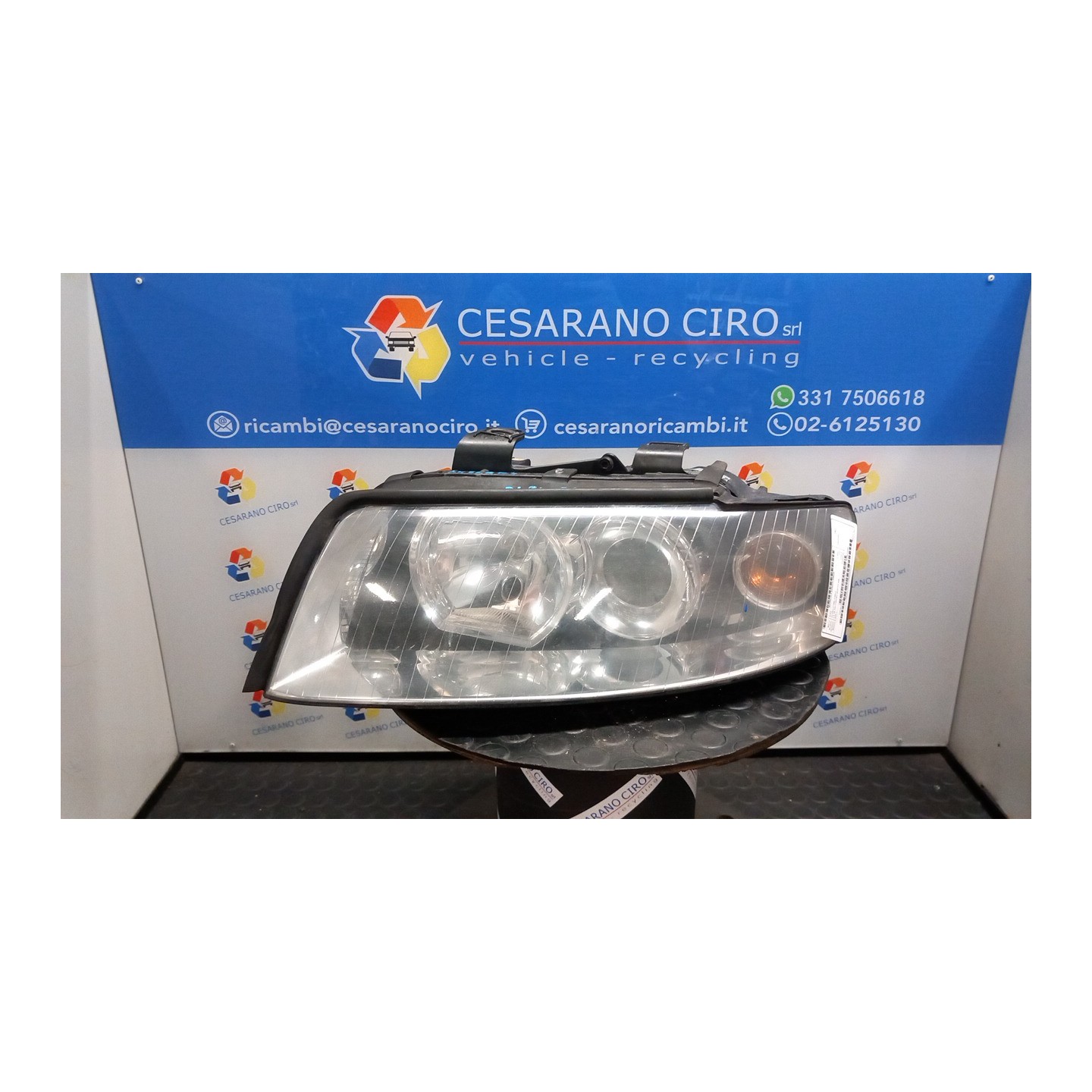 PROIETTORE P/REGOLAZIONE ALTEZZA SX. 029 AUDI A4 (8E) (11/00-11/04) AKE 8E0941029C