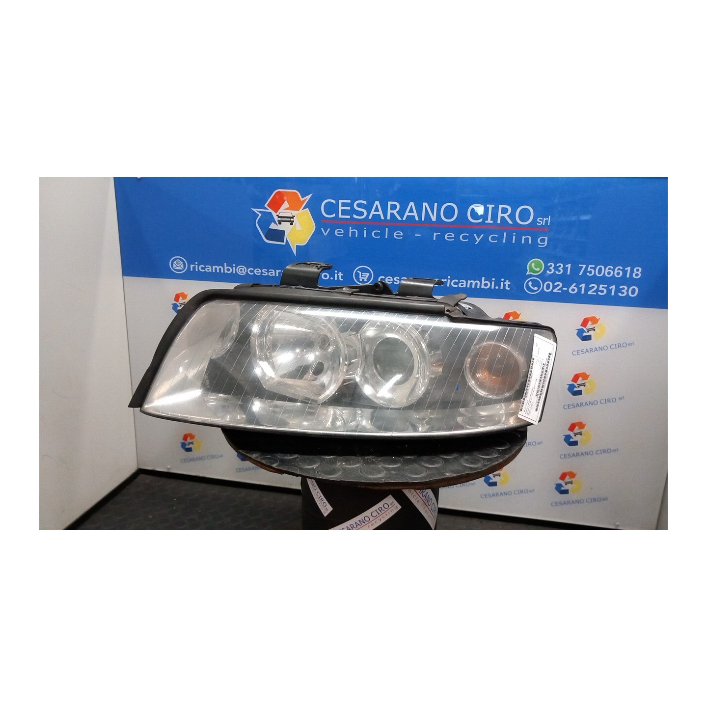 PROIETTORE P/REGOLAZIONE ALTEZZA SX. 029 AUDI A4 (8E) (11/00-11/04) AKE 8E0941029C