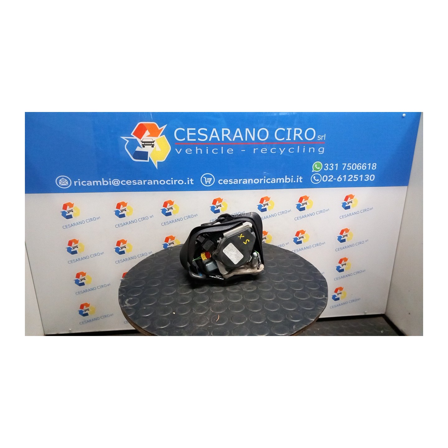 CINTURA DI SICUREZZA ANT. SX. 036 FIAT FREEMONT (24) (04/11-) 939B5000 K1SV02DX9AB