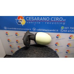 RETROVISORE EST. REGOLAZ. ELETTR. -09/00 C/MODANATURA CALOTTA SX. 038 RENAULT TWINGO 1A SERIE (08/98-09/07) D7FF7 8200039873