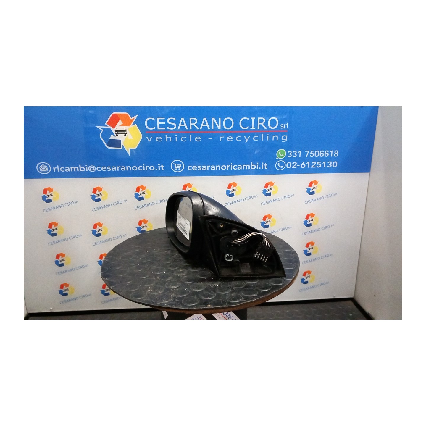 RETROVISORE EST. TERMICO REGOLAZ. ELETTR. SX. 056 MERCEDES-BENZ CLASSE A LUNGA (V168) (03/01-0 166940 A1688100176