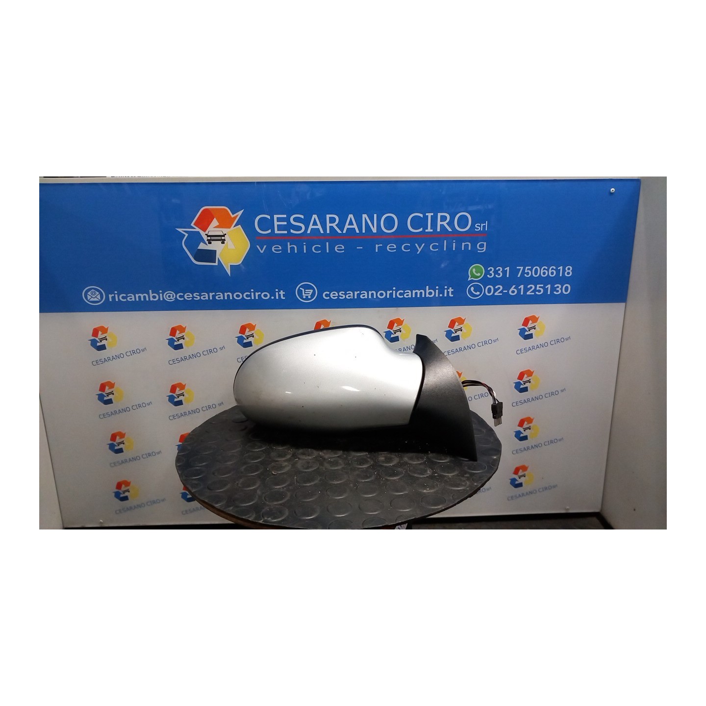 RETROVISORE EST. TERMICO REGOLAZ. ELETTR. DX. 067 MERCEDES-BENZ CLASSE A LUNGA (V168) (03/01-0 166940 A1688100276