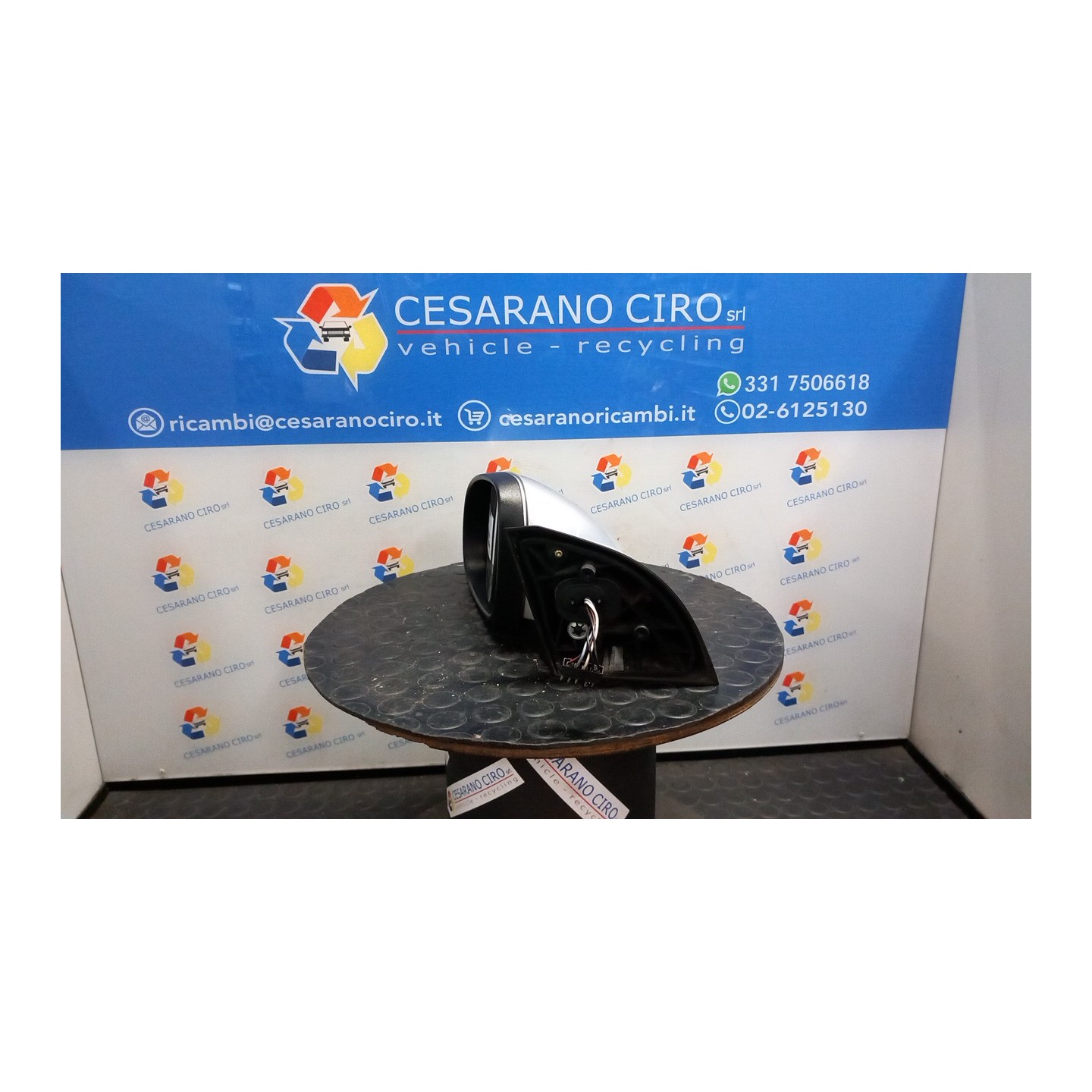 RETROVISORE EST. TERMICO REGOLAZ. ELETTR. SX. 068 MERCEDES-BENZ CLASSE A LUNGA (V168) (03/01-0 166940 A1688100176