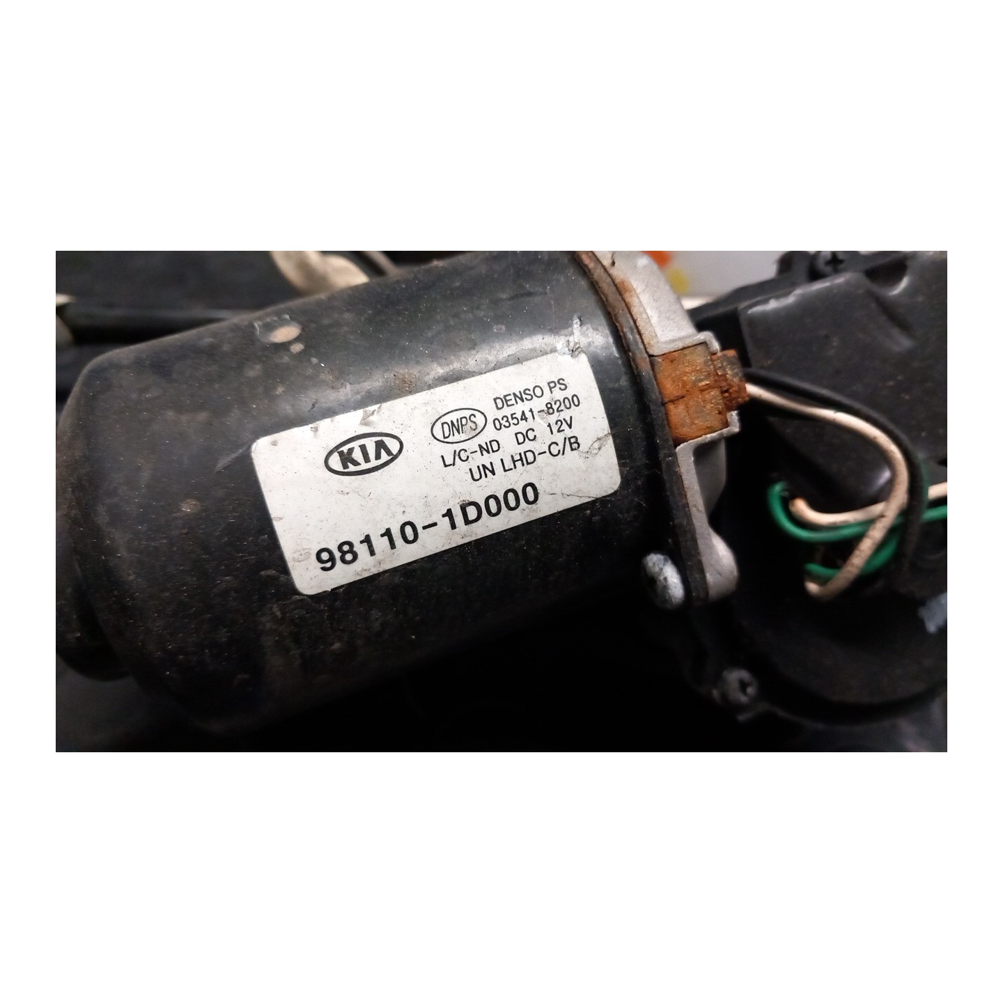 MECCANISMO TERGIPARABREZZA CON MOTORINO 072 KIA CARENS 2A SERIE (11/06-) D4EA 981001D000