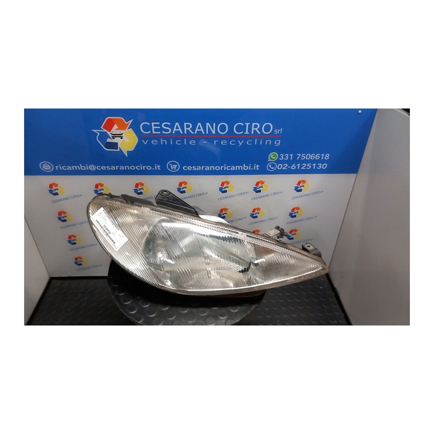 PROIETTORE DX. 086 PEUGEOT 206 (09/98-06/09) RHY 6205S7