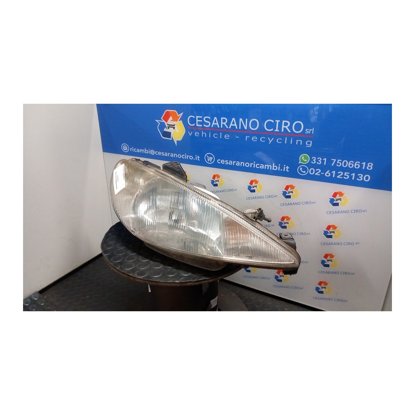 PROIETTORE DX. 086 PEUGEOT 206 (09/98-06/09) RHY 6205S7
